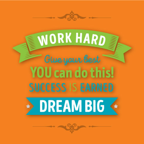 work hard